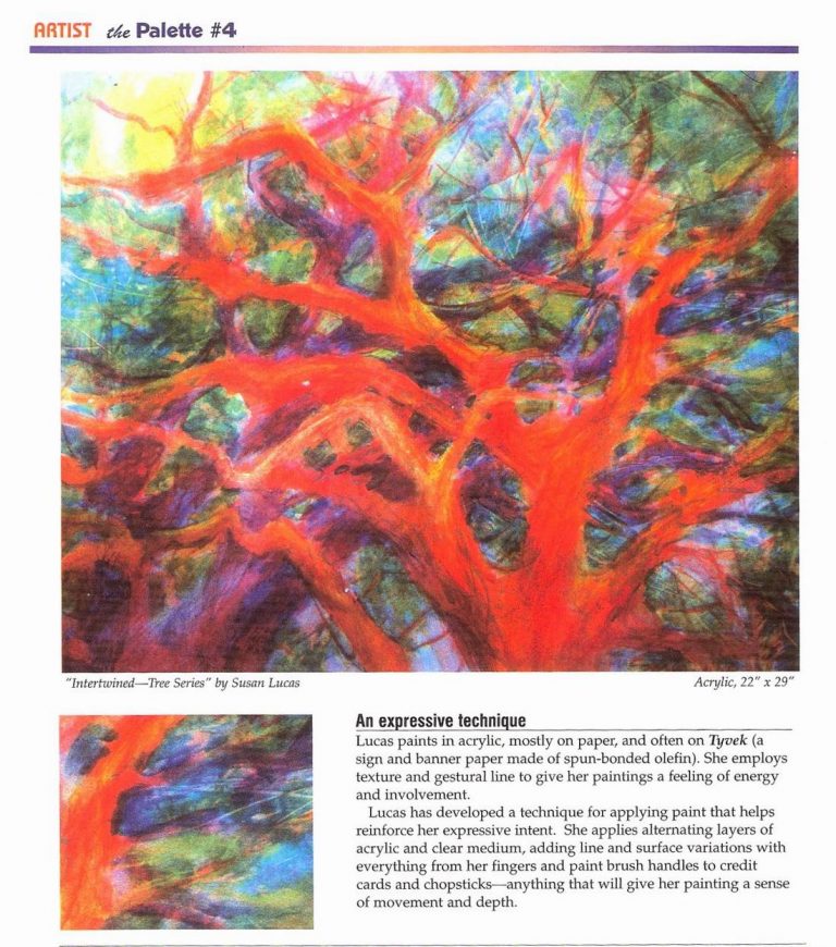 Artist Susan Lucas Featured in The Palette October 2003 Issue - Page 3