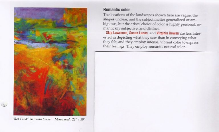 The Palette Magazine January 2010 issue featuring Susan Lucas.